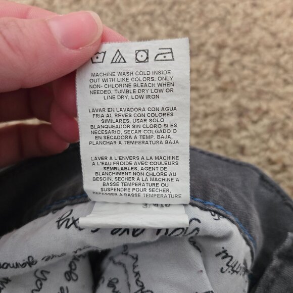 Lee Easy Fit Women's Gray Pants Jeans Size 10 Medium - Picture 5 of 5